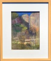 Fall On The River   (RE17)   (framed) by Reif Erickson