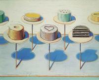 Cake Counter Framed by Wayne Thiebaud