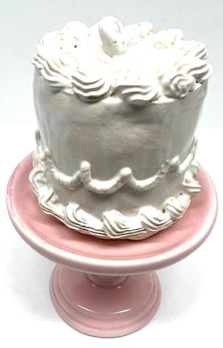 Ceramic Mini Cake, Pedestaled   MCP07 by Jeff Nebeker