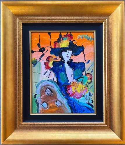 Peter Max - Brown Lady Ver. VI #58  2013   (RRo01) by Resale Gallery