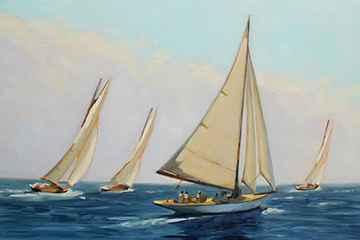Sailing, 2017 by Michael Chamberlain