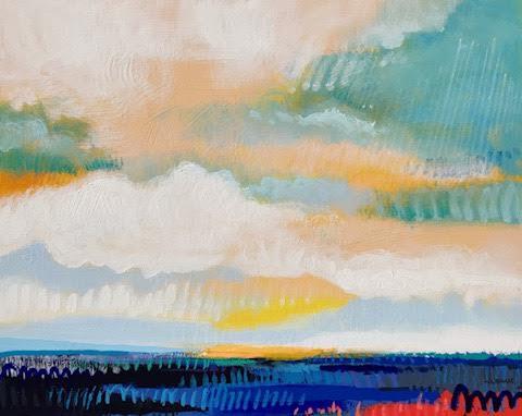 Yellow Sunset by Karen Barton-Gray