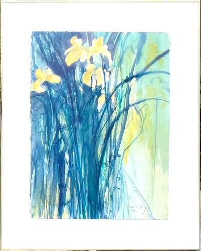 Jim Estey - Unknown title (Yellow Orchids)   (ALe18) by Resale Gallery