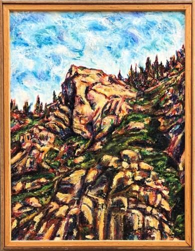 Mt. Ralston From Twin Bridges  1995   (LR4) by Mike Helman