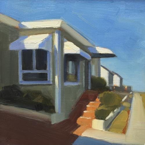 House With Red Steps by Michael Chamberlain