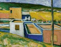Spanish Landscape With Flat Roofs by David Post