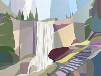 Vernal Falls And The Mist Trail by Melba Browne