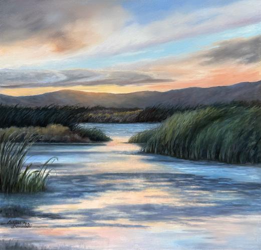 Evening, Suisun Marshes by Deborah Bonuccelli