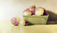 Turnips With Green Dish by Judy Nunes
