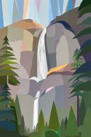 Morning Yosemite Falls by Melba Browne