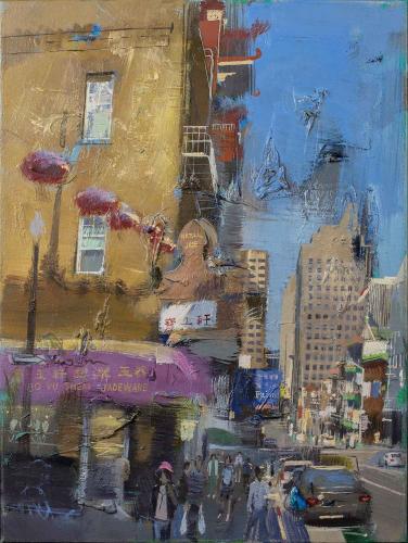 Waverly Place And Clay Street No. 2, SF Chinatown by Andrew Walker Patterson