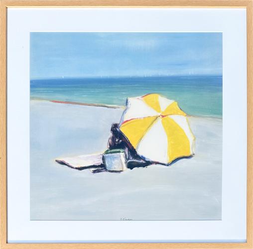 Beach Day  (Signed) by Gregory Kondos