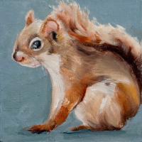 Color Block 28 - Squirrel by Annai Smith