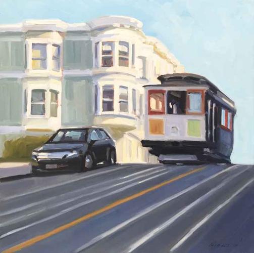 Hyde Street Cable Car by Michael Chamberlain