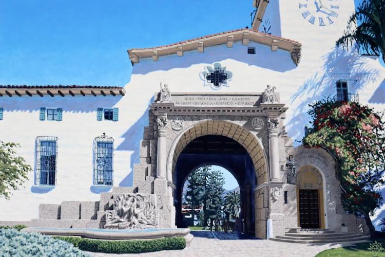 Courthouse Portal, Santa Barbara by Tyler Abshier