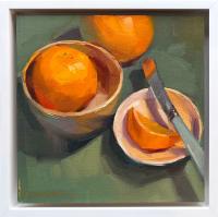 Blue Knife And Oranges by Sarah Sedwick