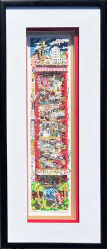 Charles Fazzino - Dentasia, 69/75, 1996 (GCh18) by Resale Gallery