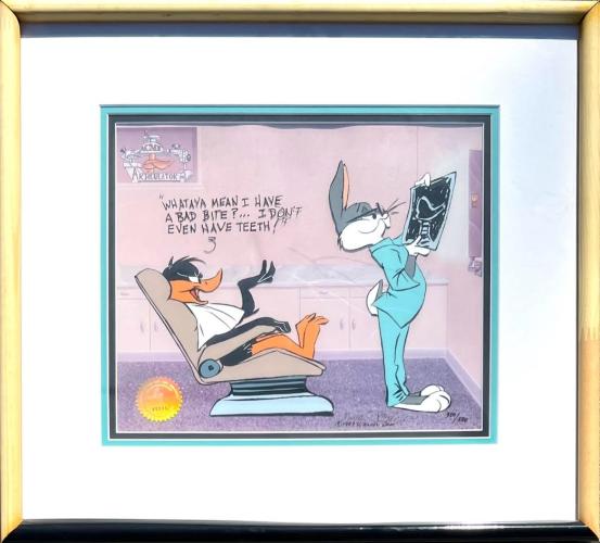 Chuck Jones - Bugs & Daffy, Bad Bite, 389/500, 1994, Seal 49195 (GCh01) by Tyler Abshier