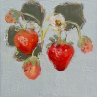 Color Block 13 - Strawberries by Annai Smith