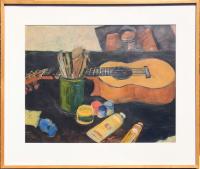 Still Life With Guitar   (DSW01) by David Post