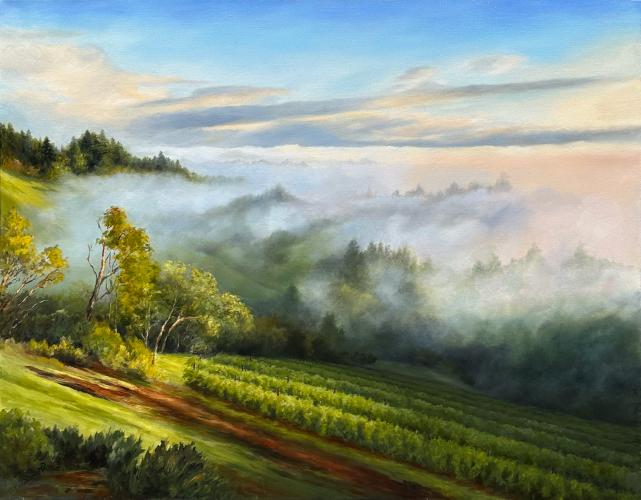 Misty Mountain by Deborah Bonuccelli