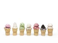 Ceramic Ice Cream Cone Life Sized by Jeff Nebeker