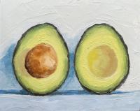Avocado Halves by Karen Barton-Gray