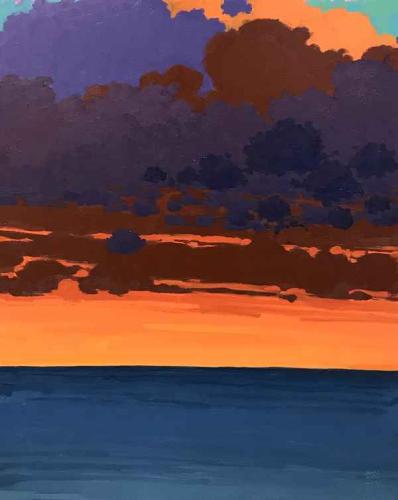 Evening Illumination (Ocean View), 2018 by John Karl Claes