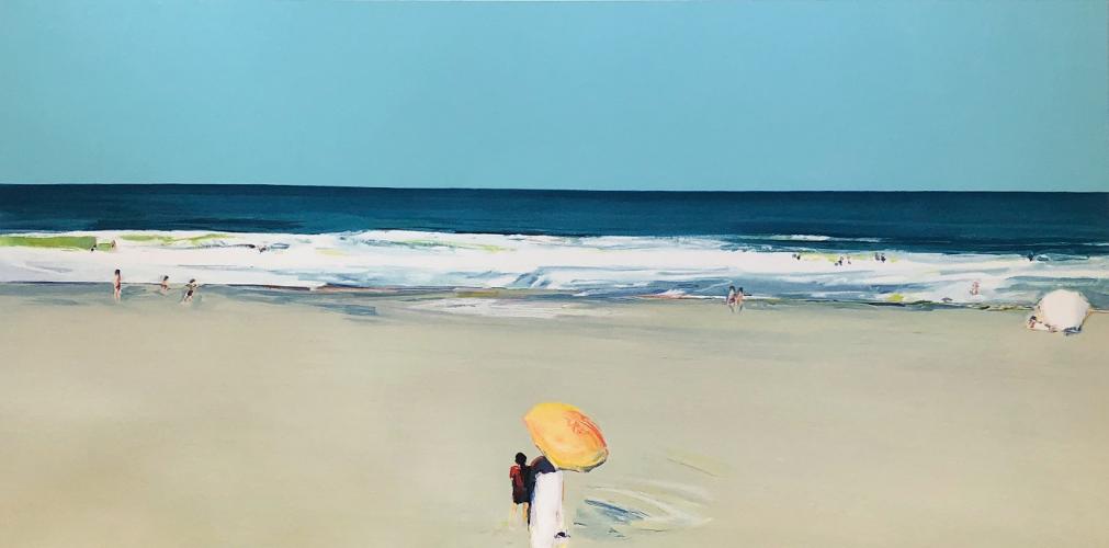 Carmel Beach by Gregory Kondos