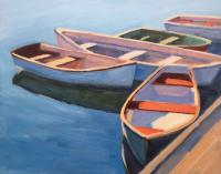Dinghies, 2017 by Michael Chamberlain