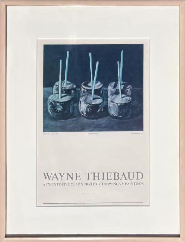 Dark Candy Apples   signed 1986   (JR30) by Wayne Thiebaud
