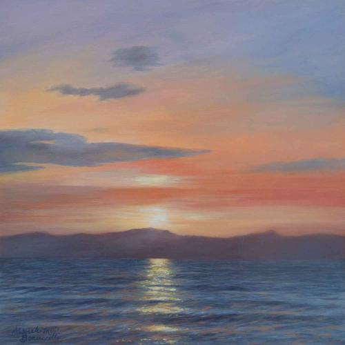 Tahoe Sunset by Deborah Bonuccelli