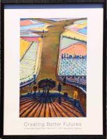 River Channel   (T027) by Wayne Thiebaud