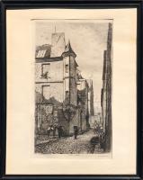 Alfred Delauney - Turret rue Hautefeuille     (C4103) by Resale Gallery