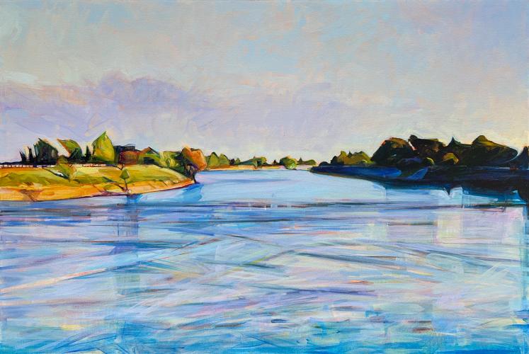 Sacramento River Delta #3 by Karen Barton-Gray