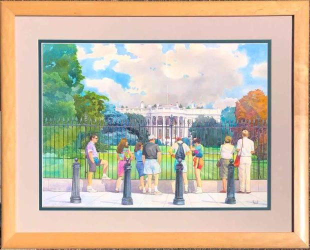 The White House   (BJ1) by Bill Tuthill