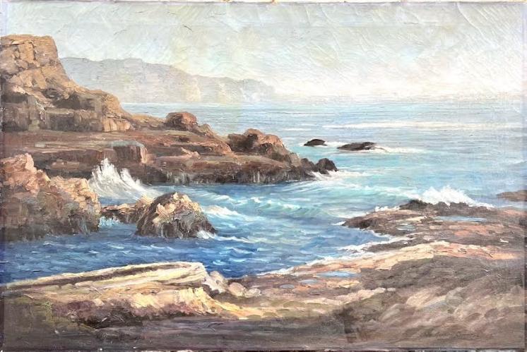 John Anthony Conner - Three Arch Bay, Laguna Beach   (Mi3718) by Resale Gallery