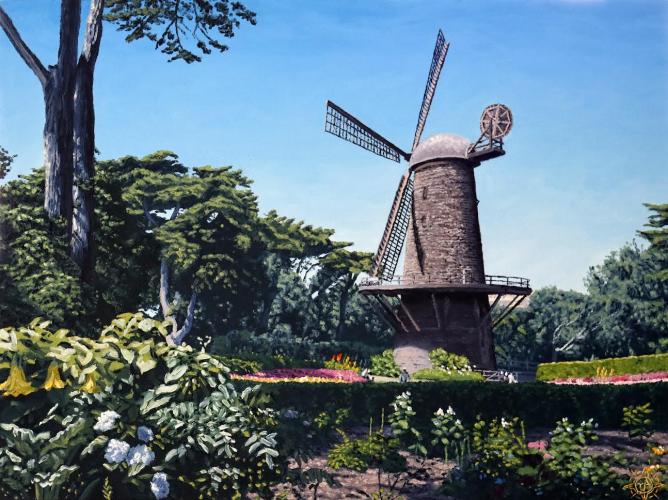 Dutch Windmill, Golden Gate Park by Tyler Abshier