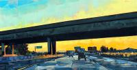 Sunset Overpass by Jonathan Baran