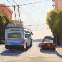 Bus On Union by Michael Chamberlain