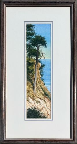 Edwin Haas - The Lone Cypress   (CLa03) by Resale Gallery