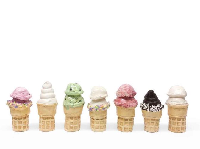 Assorted Life-Sized Ice Cream Cones - $75 each by Jeff Nebeker