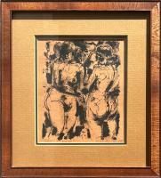 Two Nudes   1957   (DPu18) by Patrick Dullanty