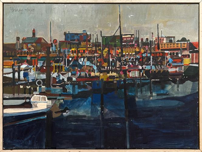 Westport Harbor (Washington), 1963 by Darrell Forney