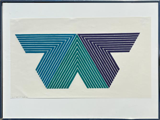 Frank Stella - Unknown title  AP XII  1965   (CCh02) by Resale Gallery