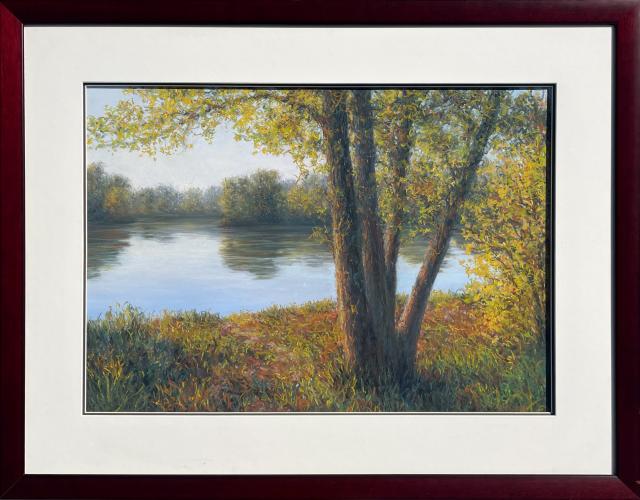 American River Autumn  c.2005   (LD01) by Terry Pappas