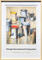 Paint Cans  (T029)  Framed by Wayne Thiebaud
