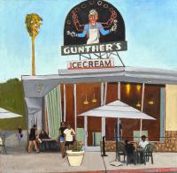 Gunther's Ice Cream With Blue Sky by Keith Bachmann