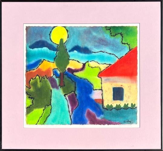 Imaginary Landscape With House  1992   (KAt01) by Micah Crandall-Bear